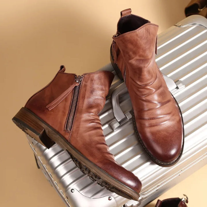 Bottines Chelsea Luxe Dennis™ pour Hommes - Élégantes et Confortables