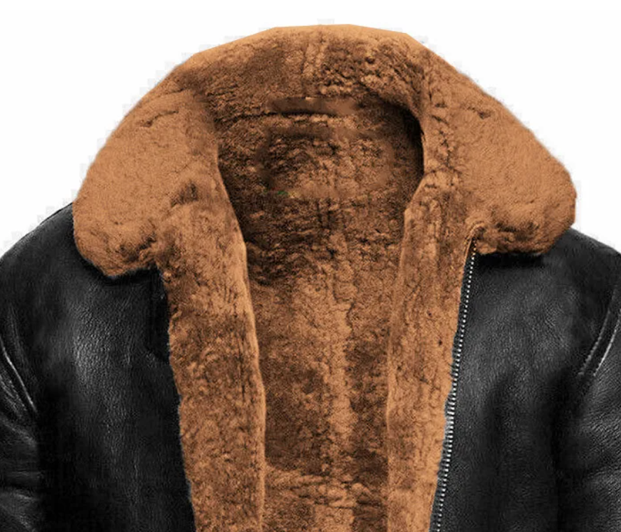 René™ - Modern leather and wool jacket