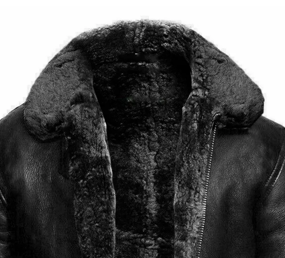 René™ - Modern leather and wool jacket