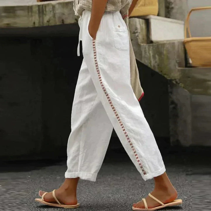 Audrey - Trendy boho summer pants for a cheerful look