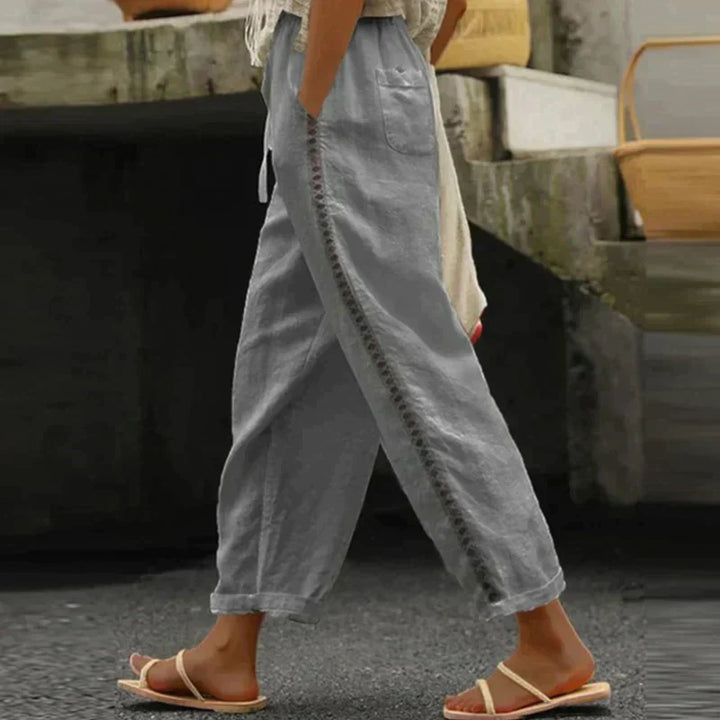 Audrey - Trendy boho summer pants for a cheerful look