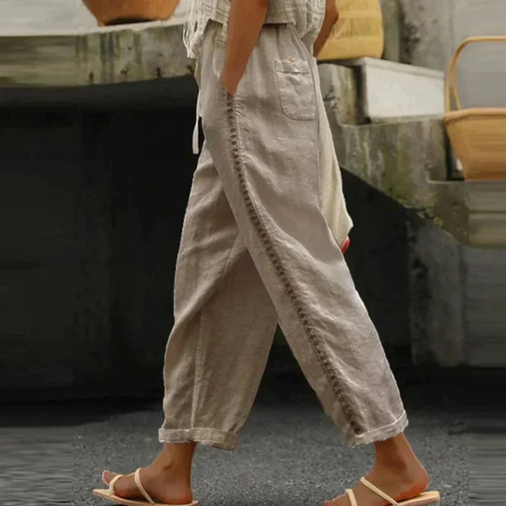 Audrey - Trendy boho summer pants for a cheerful look
