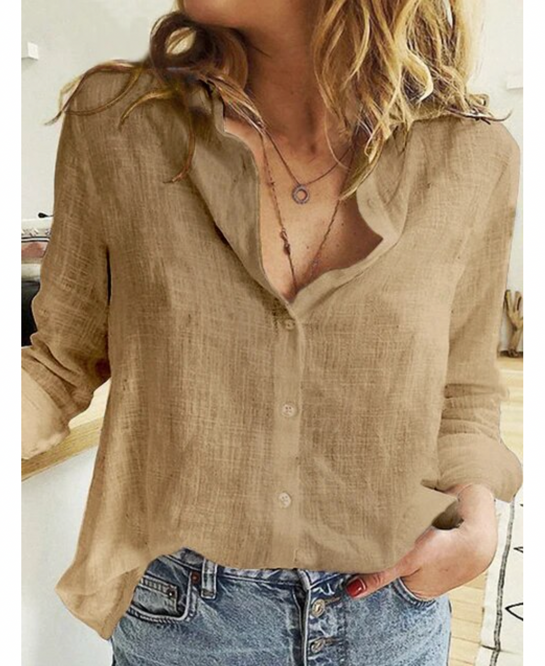 Elegant Long-Sleeve Blouse for Women - Xania for Stylish Looks