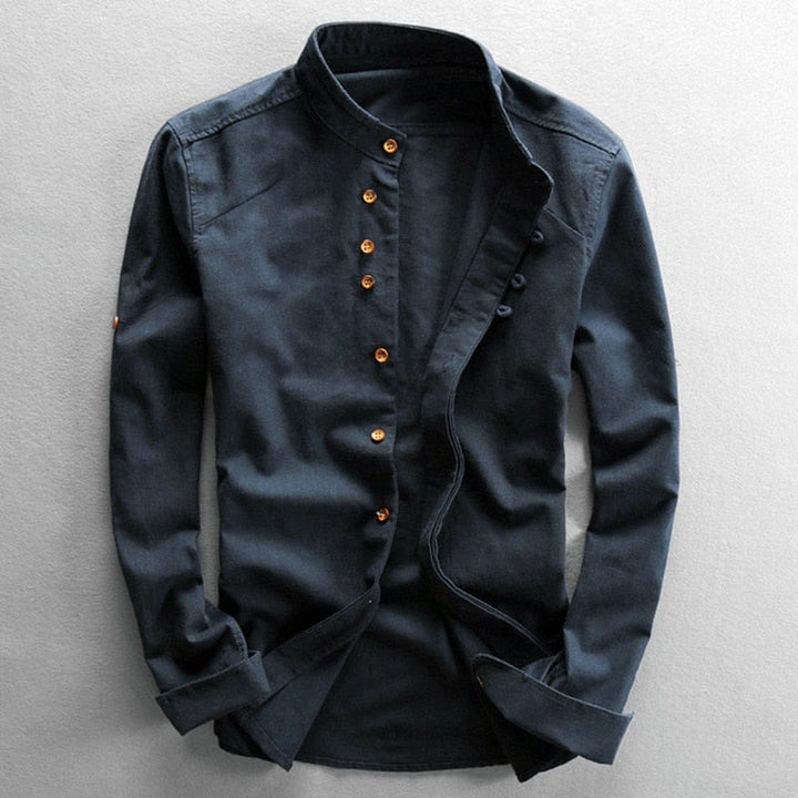 Renzo - Chemise Élégante avec Influences Japonaises pour un Look Chic