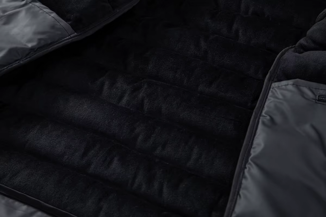 Veste hybride matelassée pour femme pour l’automne, veste de mi-saison à capuche pour les journées fraîches