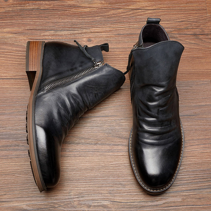 Bottes Chelsea en cuir classique et élégantes Jelle™ pour un style intemporel