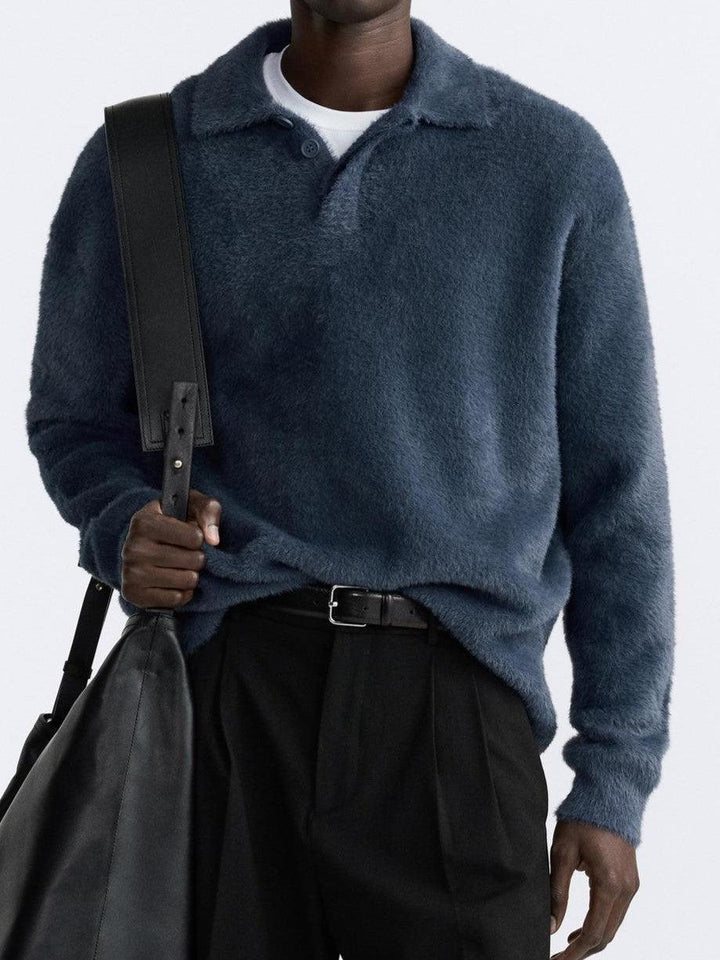 Chemise Polo en Fleece Luxueuse | Douce, Chaude et Tendance