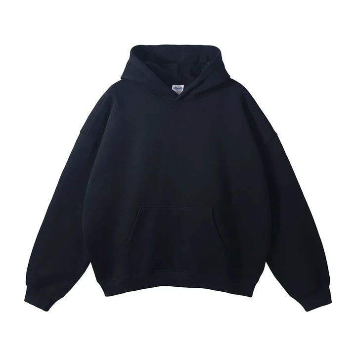 Hoodie en fleece pour homme à capuche coupe décontractée sweat chaud pour l’automne