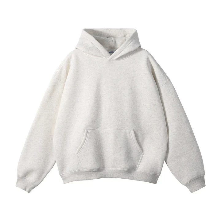 Hoodie en fleece pour homme à capuche coupe décontractée sweat chaud pour l’automne