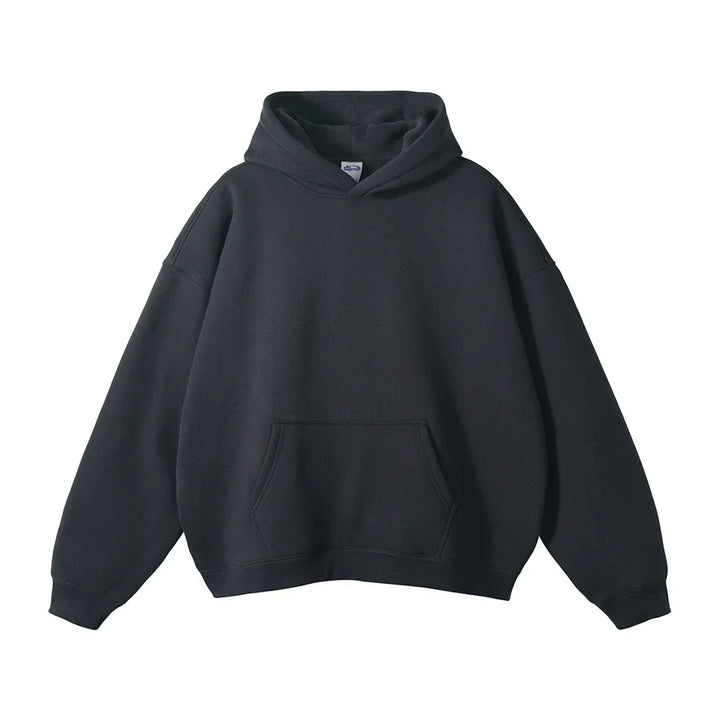 Hoodie en fleece pour homme à capuche coupe décontractée sweat chaud pour l’automne