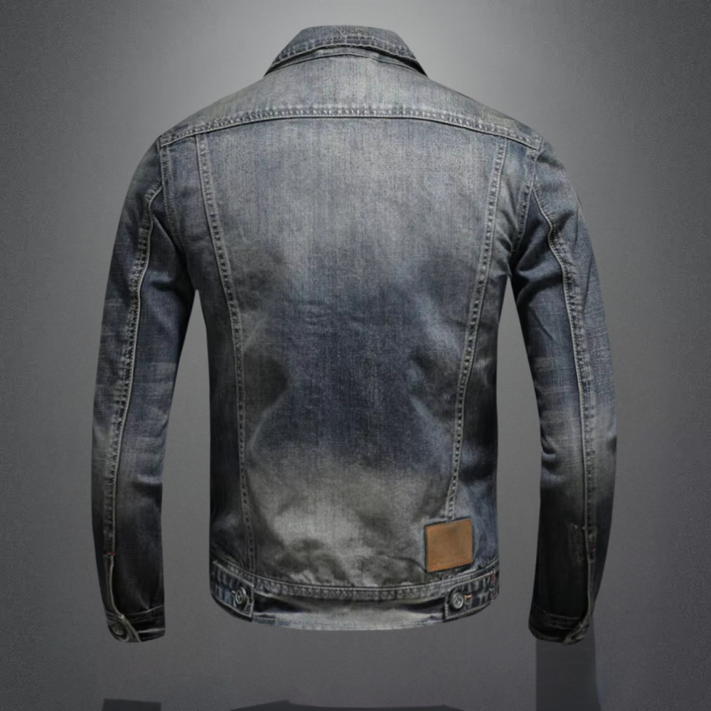 NATHAN - Trendy denim jacket for men