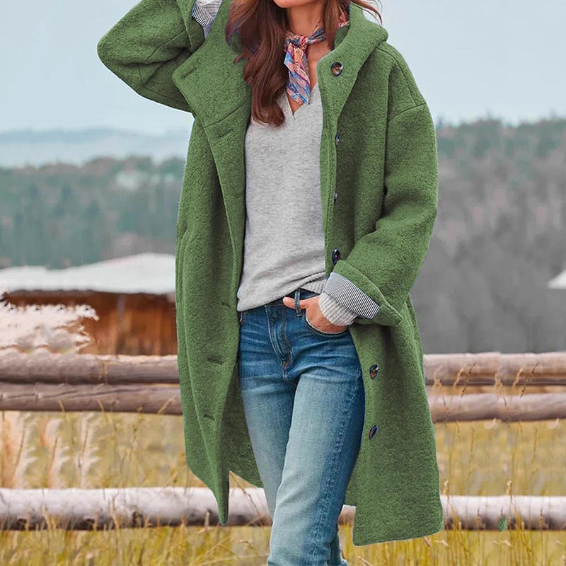 Manteau coupe-vent en coton pour femme à capuche léger veste mi-saison pour l’automne