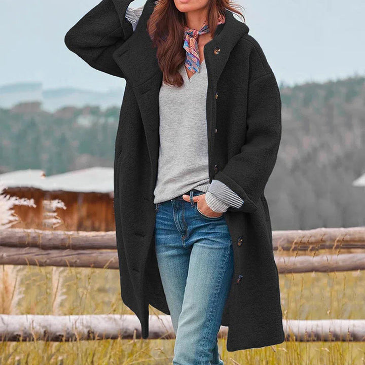 Manteau coupe-vent en coton pour femme à capuche léger veste mi-saison pour l’automne