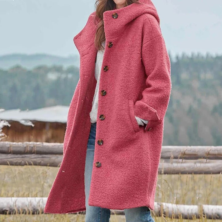 Manteau coupe-vent en coton pour femme à capuche léger veste mi-saison pour l’automne