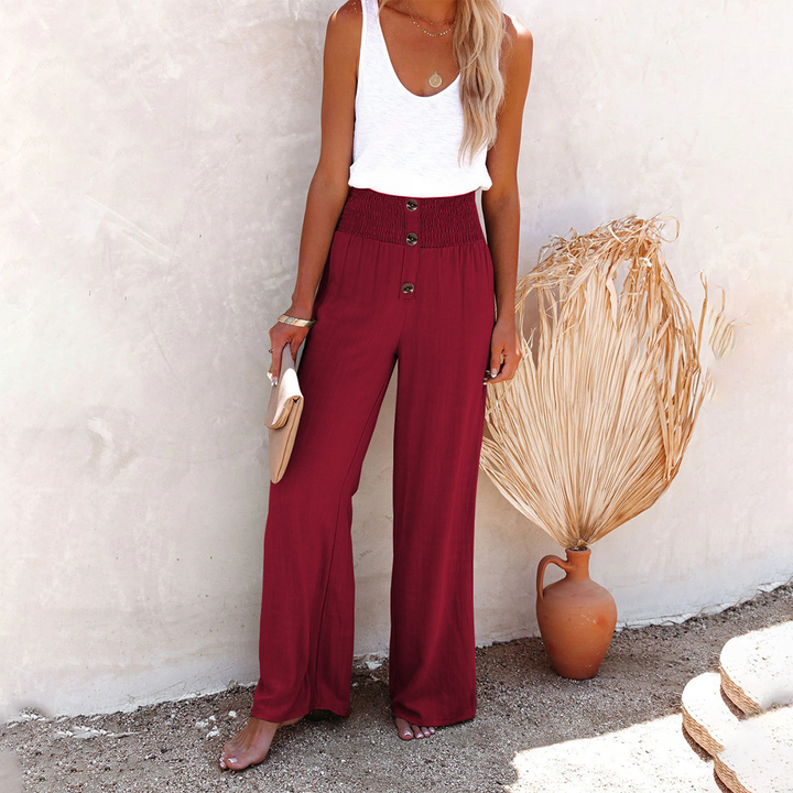 HILLA - Trendy comfortable high-waisted loose pants