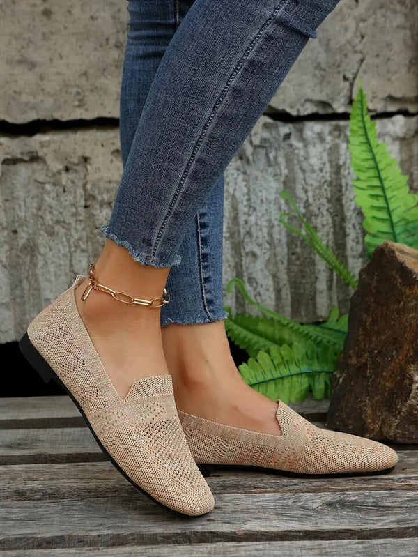 Dina - Ballerine confortable et élégante pour femmes avec semelle intérieure extra-support pour une expérience de port légère et aérée.