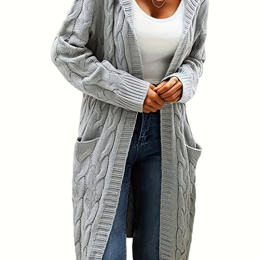 Women's knitted sweater-style vest for layering in fall and winter
