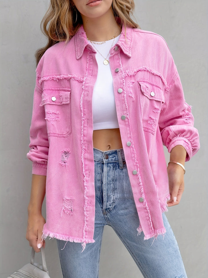 Women’s denim vest for autumn, casual and chic, sleeveless jacket