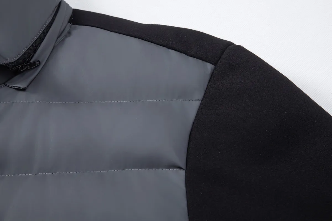 Veste hybride matelassée pour femme pour l’automne, veste de mi-saison à capuche pour les journées fraîches