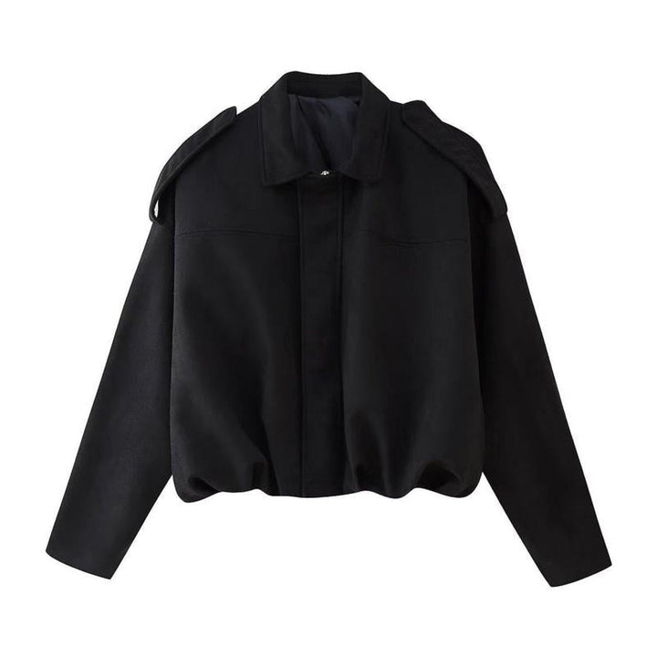 Blouson bomber oversize pour femme en daim, mi-saison, automne