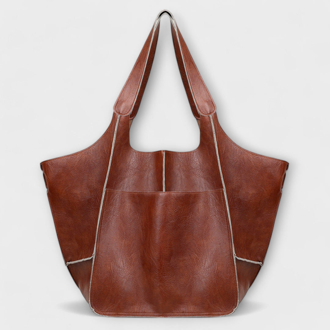 Sac de voyage week-end en cuir pour femme, spacieux, collection automne