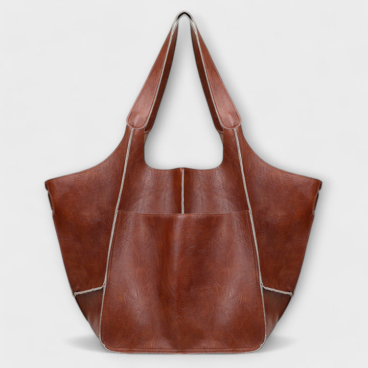 Sac de voyage week-end en cuir pour femme, spacieux, collection automne