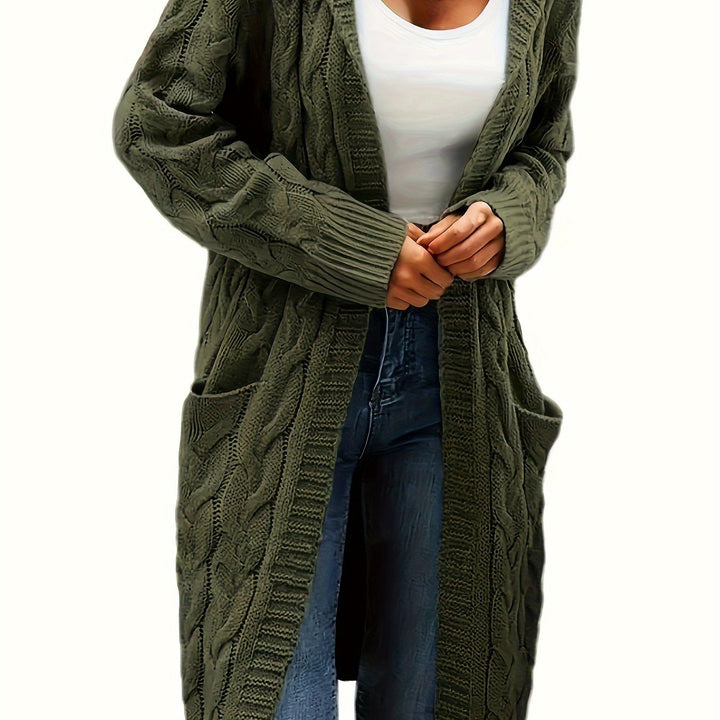 Women's knitted sweater-style vest for layering in fall and winter