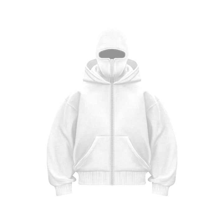 Joep™ Hoodie Oversize Luxueux avec Masque de Visage Amovible pour un Style et une Protection Ultimes
