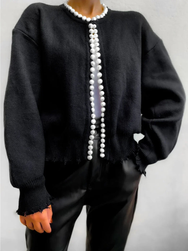 Manteau court pour femme à manches longues avec une allure raffinée
