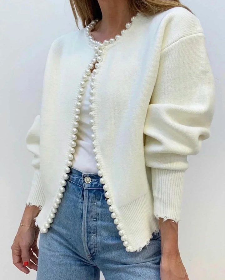 Manteau court pour femme à manches longues avec une allure raffinée