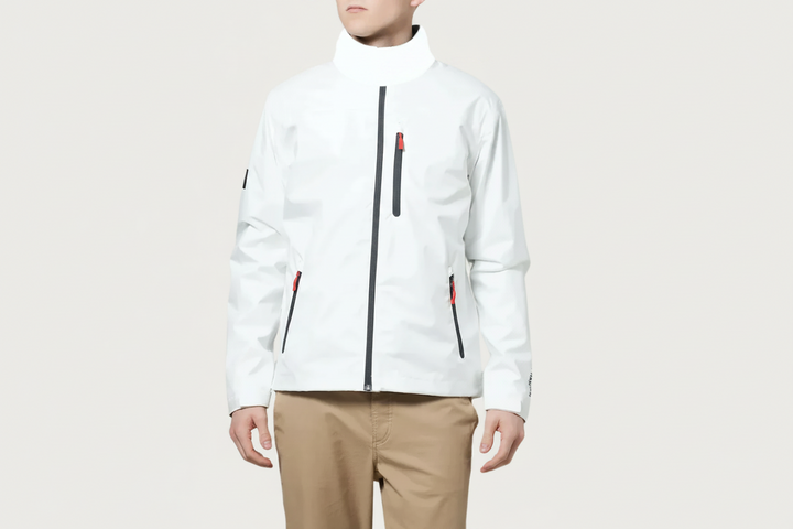 Veste imperméable pour homme à capuche, légère pour l'automne, avec des bandes réfléchissantes