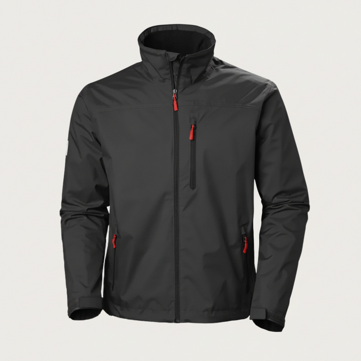 Veste imperméable pour homme à capuche, légère pour l'automne, avec des bandes réfléchissantes