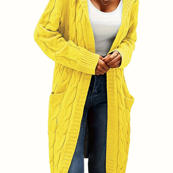 Women's knitted sweater-style vest for layering in fall and winter