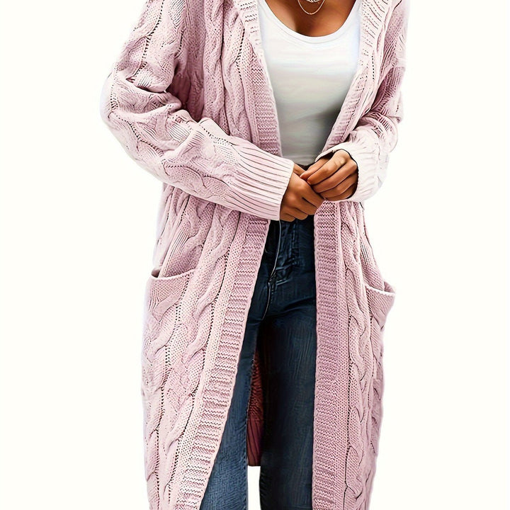 Women's knitted sweater-style vest for layering in fall and winter