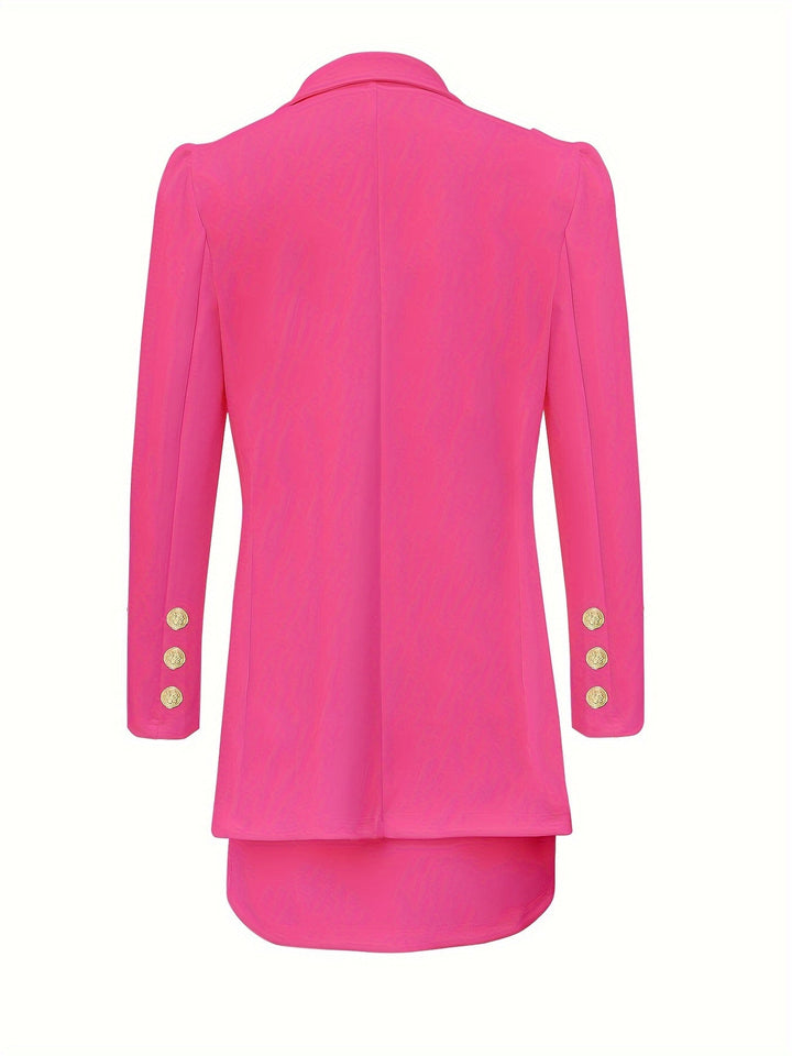Kaelis | Chic Blazer Set for Women with Elegant Blazer, Long Sleeves, and Matching Mini Skirt for a Refined Look
