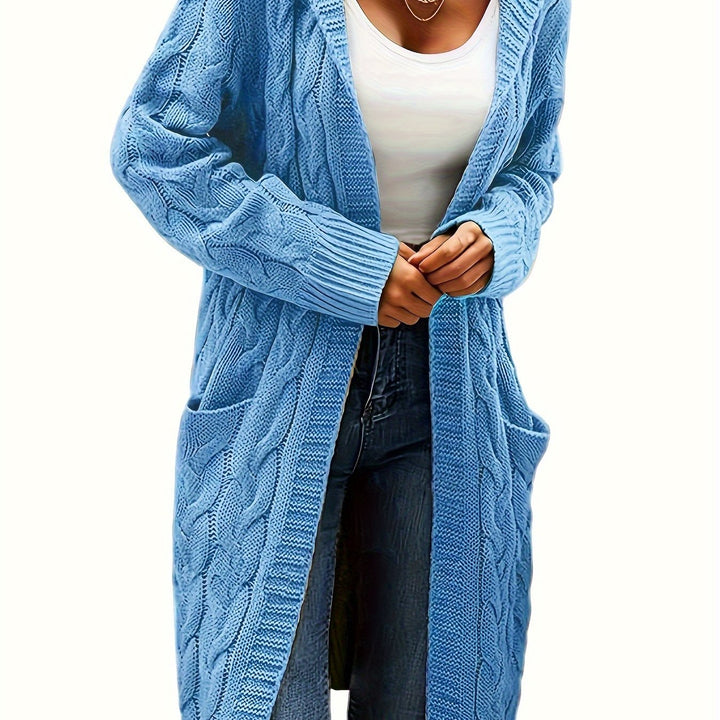 Women's knitted sweater-style vest for layering in fall and winter