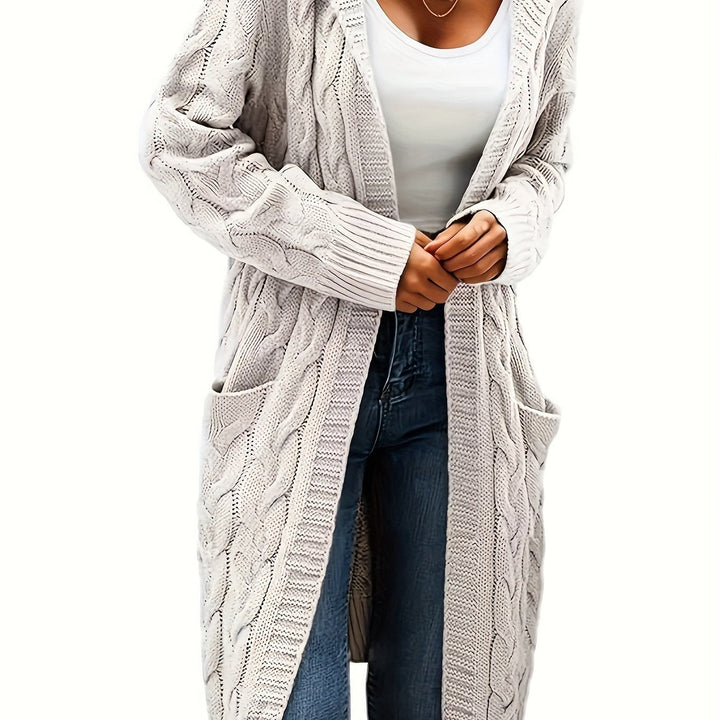 Women's knitted sweater-style vest for layering in fall and winter