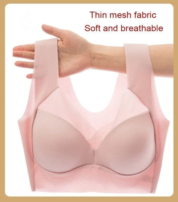 Soutien-gorge push-up sans coutures pour femme, sans armatures, en coton, pour l’automne