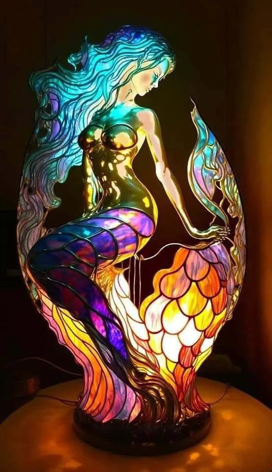 Lampe d'art moderne - LumiAura