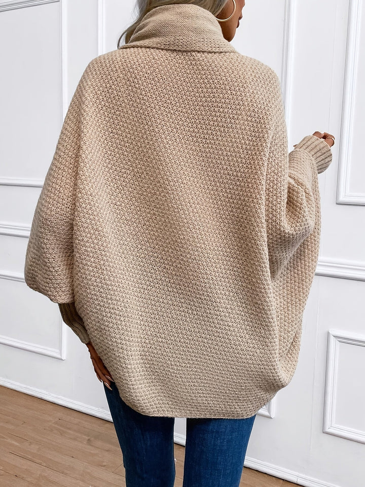 Long-sleeved long cashmere cardigan for women – perfect for winter