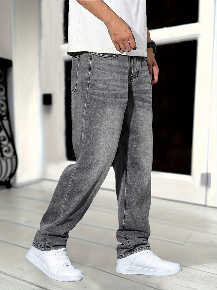 Matheo - Jeans Slim-fit Vintage Confortables pour Hommes
