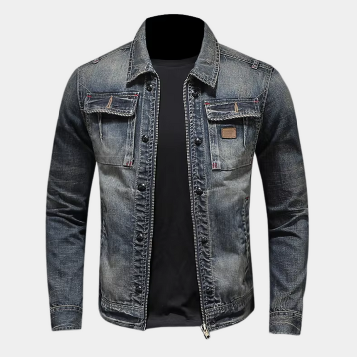 NATHAN - Trendy denim jacket for men