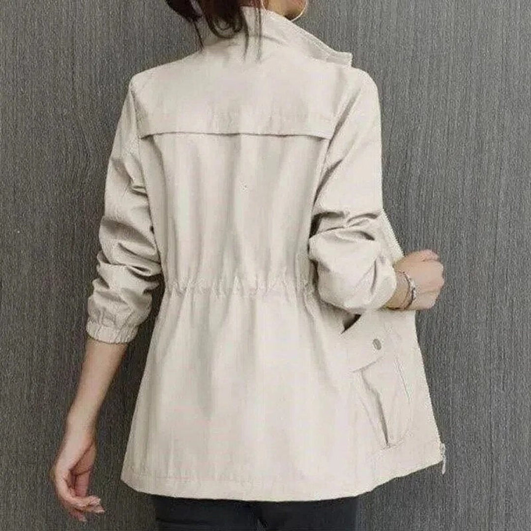 Veste militaire pour femme en coton, légère, de mi-saison, pour l’automne