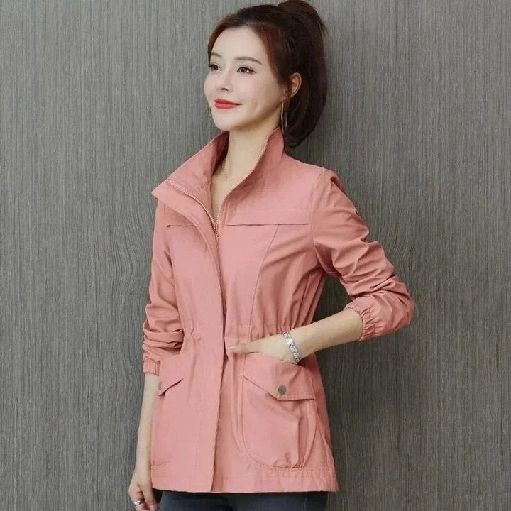 Veste militaire pour femme en coton, légère, de mi-saison, pour l’automne