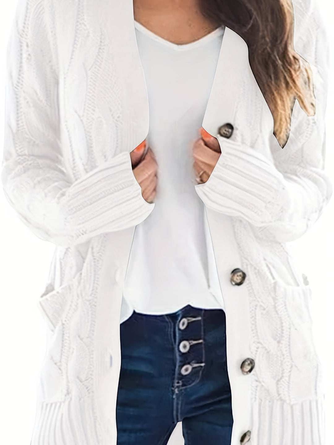 Elegant and classic knitted women’s vest for autumn