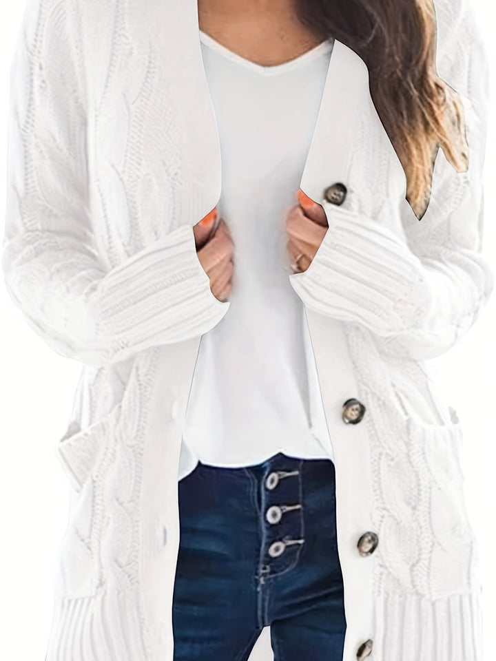 Elegant and classic knitted women’s vest for autumn