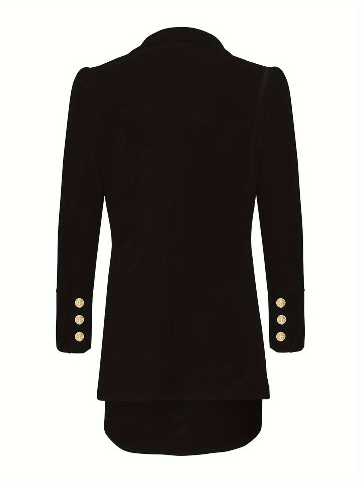 Kaelis | Chic Blazer Set for Women with Elegant Blazer, Long Sleeves, and Matching Mini Skirt for a Refined Look