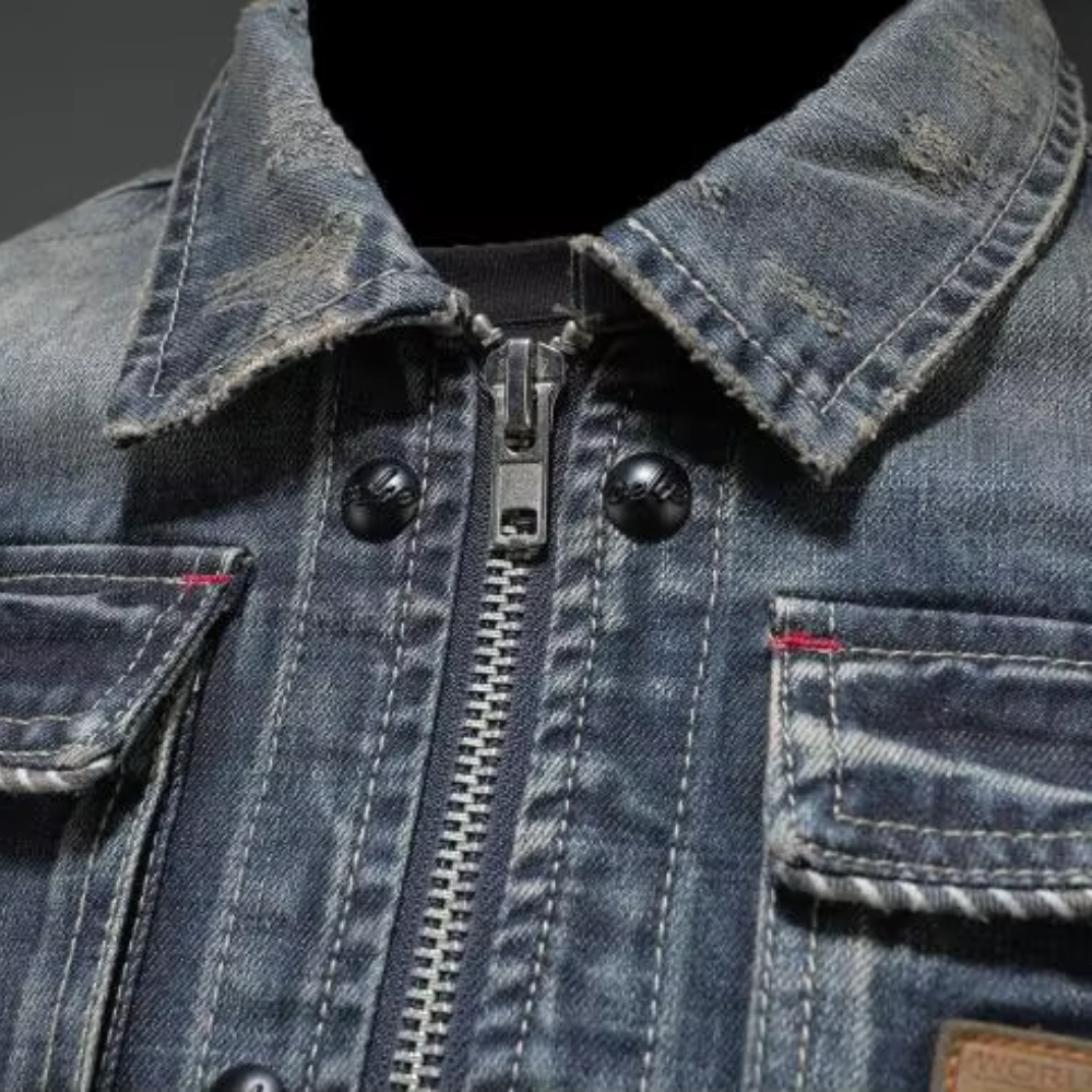 NATHAN - Trendy denim jacket for men