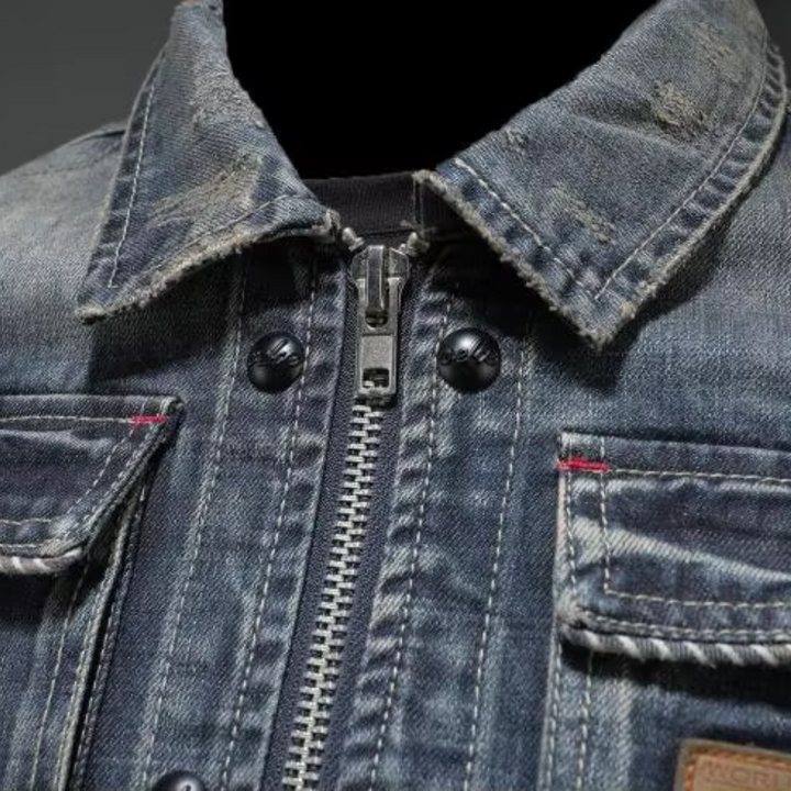 NATHAN - Trendy denim jacket for men