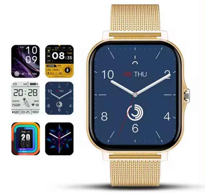 LuxeTime | Elegant Smartwatch for Women with Activity Tracker, Heart Rate Monitor, and Chic Design.